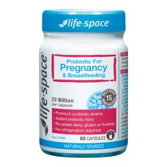 Life Space孕妇益生菌60粒/瓶 23billion  哺乳期女性益生菌胶囊
