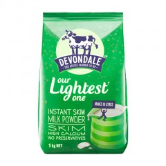 （包邮）Devondale德运脱脂1000g  3包  调制乳粉 速溶奶粉 营养补钙