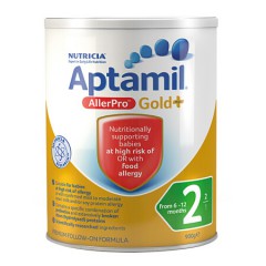 Aptamil Gold+ AllerPro爱他美深度水解婴幼儿配方奶粉2段 900g 不再受过敏困扰 适合6-12月婴儿