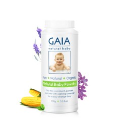 GAIA 盖雅 baby 天然玉米婴儿幼儿宝宝儿童爽身粉痱子粉100g