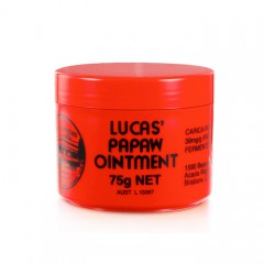 Lucas papaw番木瓜膏75g 澳洲卢卡斯氏润唇膏唇膜护臀膏烫伤割伤万用膏