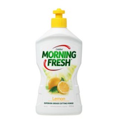 Morning Fresh 柠檬味抗菌洗洁精400ml 有效去油污 天然无害超浓缩不伤手果蔬奶瓶清洗涤剂