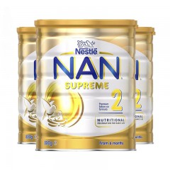 （包邮）雀巢超级能恩NAN SUPREME适度水解奶粉二段 800g 婴幼儿奶粉2段 3罐装