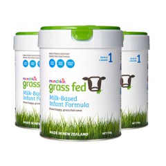 （包邮）GrassFed满趣健草饲婴幼儿配方奶粉1段730g 3罐装