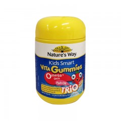 Natures Way佳思敏Omega 3鱼油软糖60粒（新旧版随机发）