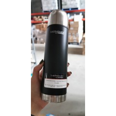 THERMOS膳魔师保温杯真空黑色图案500ml