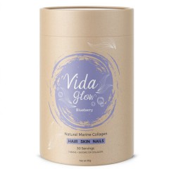 维达格洛Vida Glow 蓝莓味深海鱼胶原蛋白粉 30包 天然胶原蛋白肽粉 美容养颜美白淡斑生发改善掉发脱发