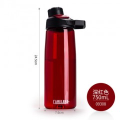 CAMELBAK新款美国驼峰运动水杯 红色750ml