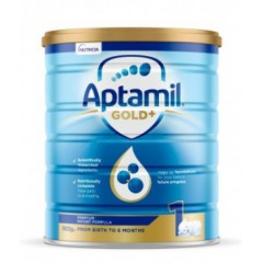 K1（包邮）Aptamil 爱他美金装婴幼儿配方奶粉1段 900g 3罐（0-6个月）